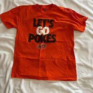 Orange Oklahoma State Cowboys t-shirt Size L